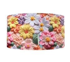 1 inch 1 yard 3D look Spring Summer flower Printed Grosgrain Ribbon 1237392