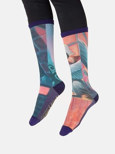 Libros de calcetines agotados de Harry Potter del prisionero de Azkaban unisex talla lage (NUEVOS) - Imagen 4 de 9