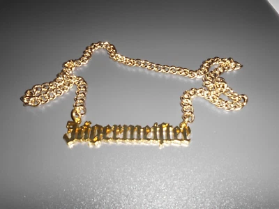 Jägermeister Kette - Goldkette (kein echt Gold) -Neu- Rapper Gangster Halskette