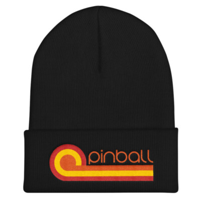 *NEW* Pinball Cuffed Beanie Cap - Retro Knit Hat by Turbo Volcano