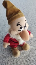 Disney Snow White and the Seven Dwarfs Grumpy 10" Plush Toy kids boys girls