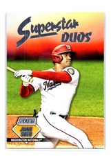 Juan Soto / Stephen Strasburg 2021 Stadium Club Superstar Duos #SD-10