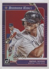 2021 Panini Donruss Diamond Kings Holo Red Rafael Devers #5 0bt4
