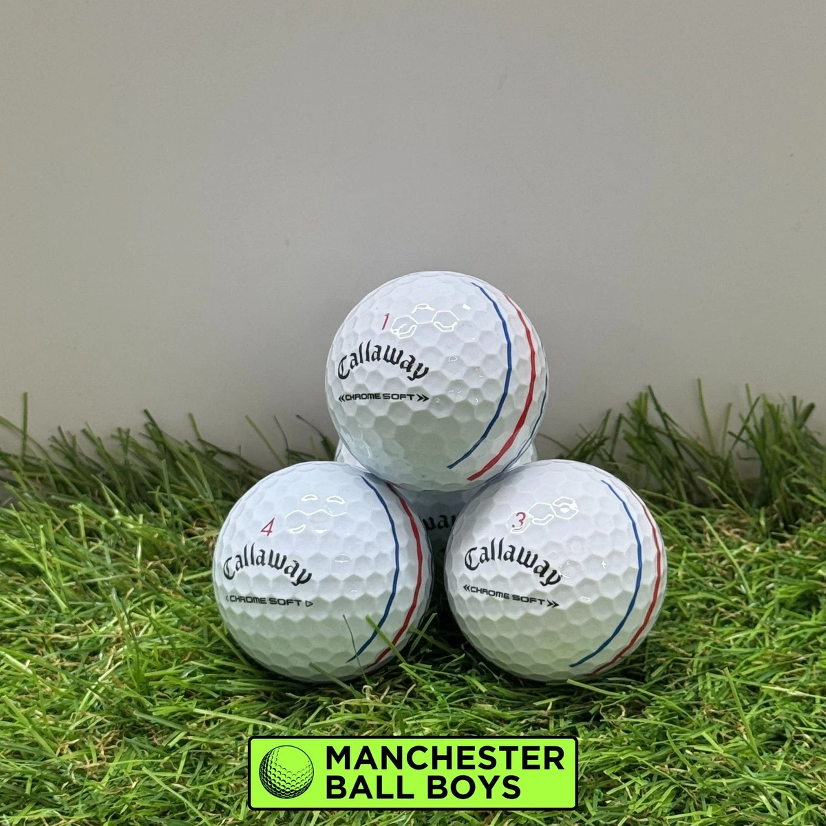 Titleist Tour Soft Callaway Chrome Soft X Triple Track Golfbälle
