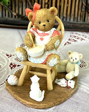 CHERISHED TEDDIES - 2011 CLUB MIRANDA  DEB FIG, RECIPE BX, CARDS, COOKIE CUTTER