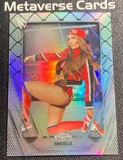 2026 Topps Chrome WWE #194 Nikki Bella Steel Cage Refractor 27/37 SP