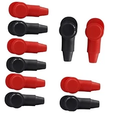  10 Pcs Silicone Terminal Covers, Automotive Battery Terminal Ends 5 pairs