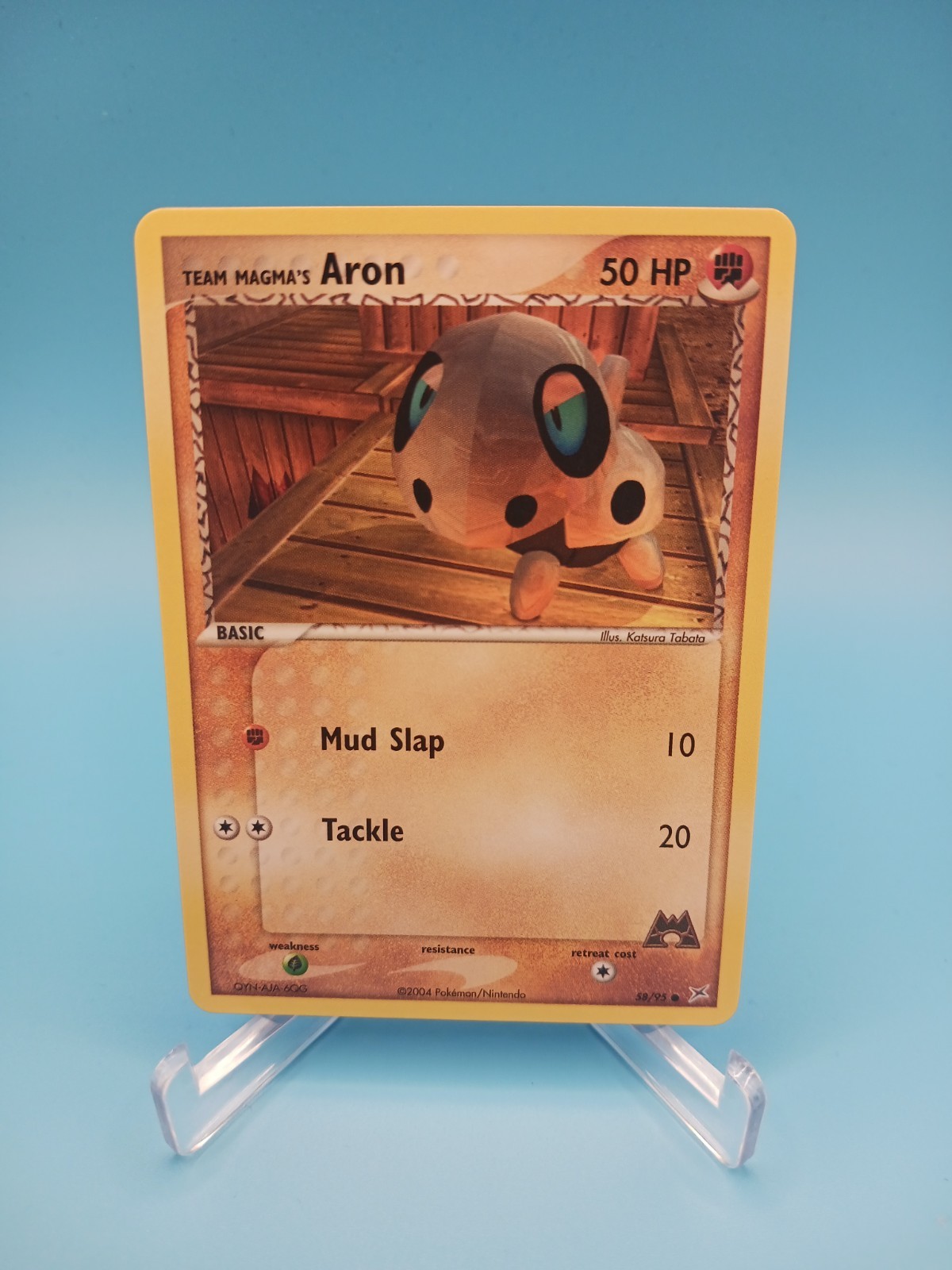 Pokemon Team Magma's Aron NM 58/95 Team Magma vs Team Aqua 