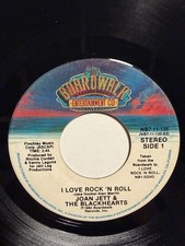Joan Jett & The Blackhearts “I Love Rock ‘N Roll” Boardwalk 7” 45 Strong VG+