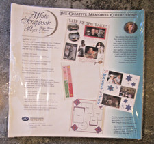 Creative Memories Original 12x12 White Scrapbook Pages 15 RCM-12S old style Nw