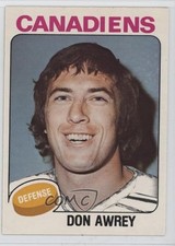 1975-76 O-Pee-Chee Don Awrey #344 qp4