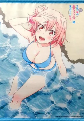 Yui Yuigahama Anime Tapestry My Youth Given B2 Illustrated Collectible