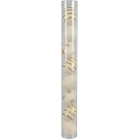 Kaemingk Deko-Eier Polystyrol 8Er Set 5 Cm Weiß-Gold Figur