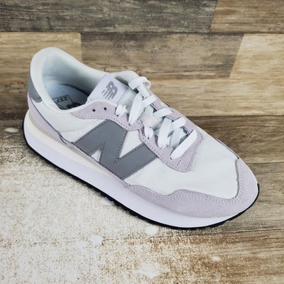 New Balance 237 Shoes Womens Sz 9.5 Running White Gray Lace Up Sneakers