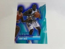 Tony Delk Charlotte 1996-97 Collector's Edge Ice Sculpture Rookie RC #10