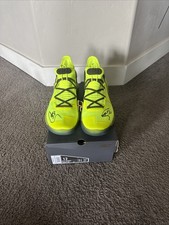 PSA Authenticated UA Curry 6 Size 12. Autographed Shoes L/R By Steph Curry