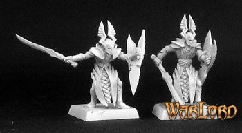 Жнец 06190 Королевские гвардейцы Эльфов (9) Металлическая миниатюра Военачальника