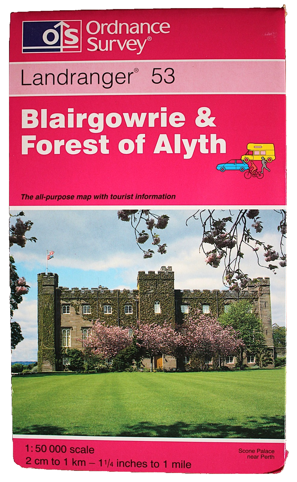 Ordnance Survey Landranger Map 53 Blairgowrie & Forest of Alyth 4th issue