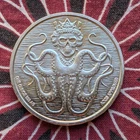 Slave Queen 1 Oz. Silver  Shield .999 Silver Round   Very old release!