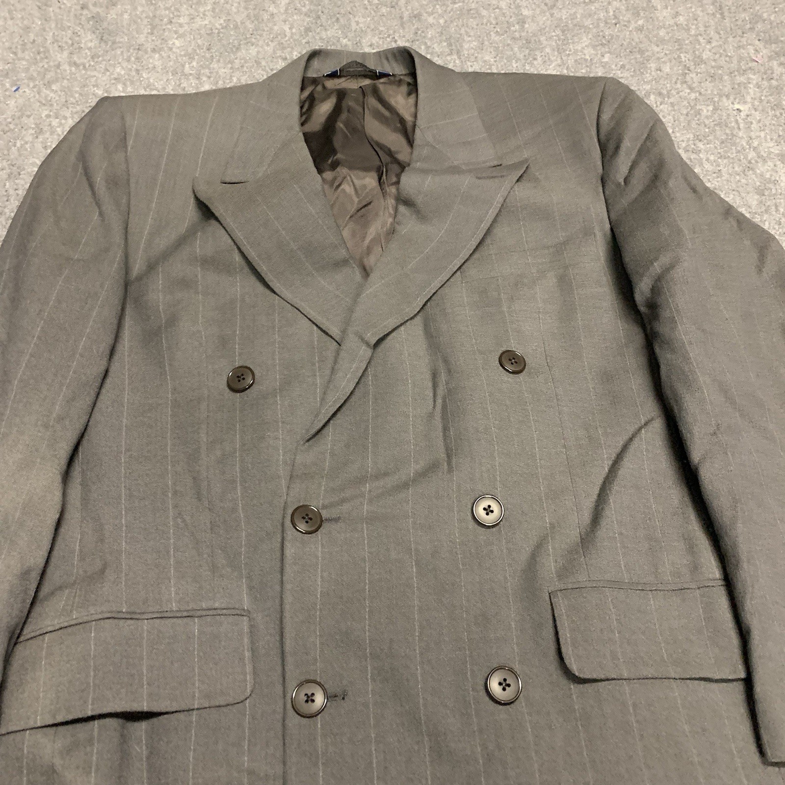 FILA Giacca tuta cappotto sportivo doppiopetto Gieves & Hawkes Savile Row taglia 40 corta