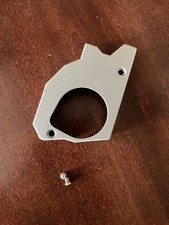 OEM Olivetti Lettera 32 Typewriter Metal Left Side Carriage End Panel + 2 Screws thumbnail