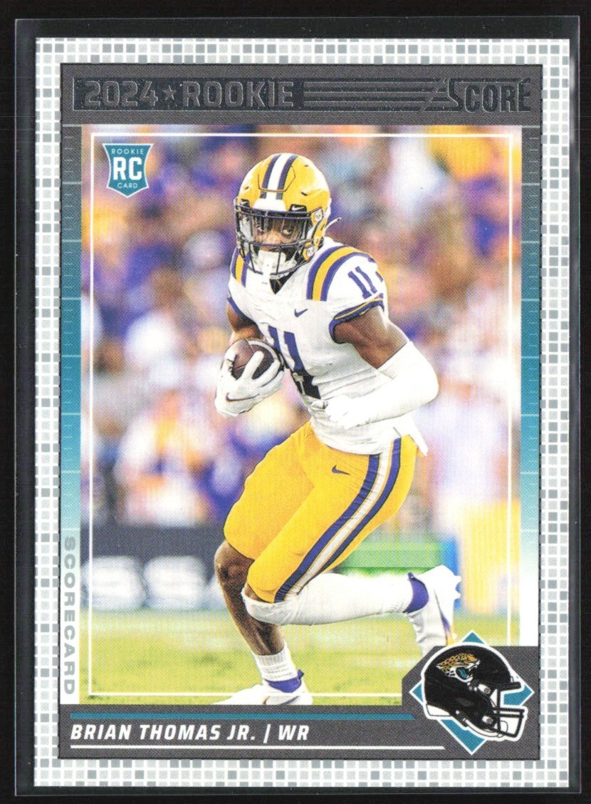 Brian Thomas Jr. 2024 Score Scorecard RC #319 Jacksonville Jaguars