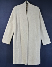 NEW, VINCE Boucle Cardigan Coat in Oat Size S...