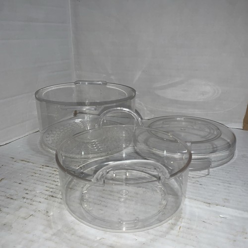 Black & Decker HS80 Handy Steamer Replacement Small And Big Bowl Lid Parts Only