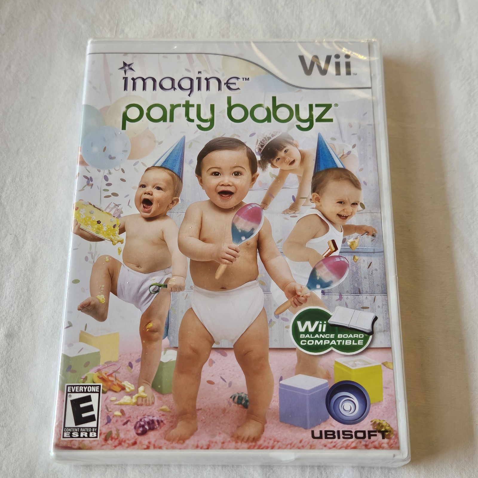 Wii Imagine Party Babyz (Nintendo Wii, 2008) Balance Board Baby Game NEW