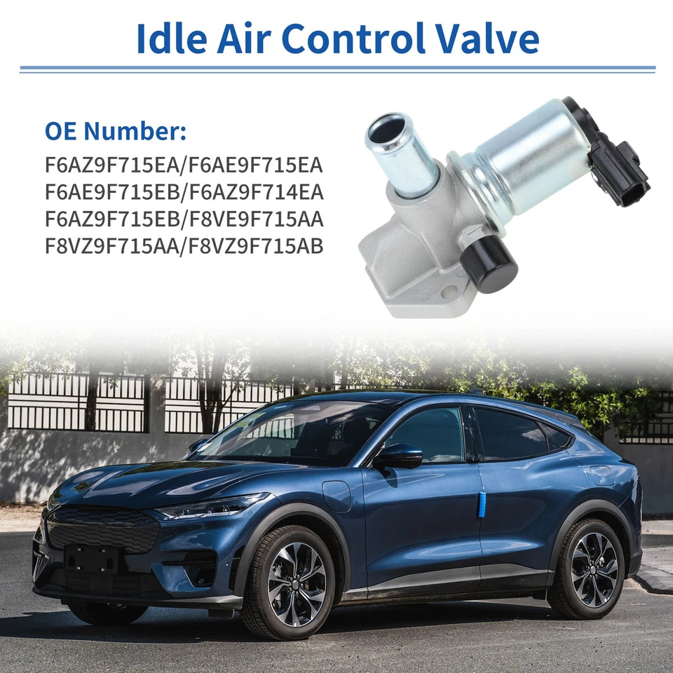 Válvula de control de aire de ralentí No.F6AZ9F715EA con junta para Ford para Mustang 96-01 Foto 2 de 4