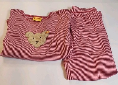Pajama Set Steiff Shirt & Pants for Boys Size 128cm/ 8  Hard to find 