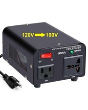 500W US to Japan Voltage Converter 120V to 100V Step down Transformer for Japane