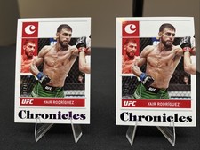 Lot Of 2 2022 Panini Chronicles UFC Purple /49 Yair Rodriguez #4