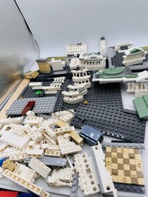 LEGO 21030 U.S. Capitol Architecture Partial Set w/ Name Tile Dome Columns Base