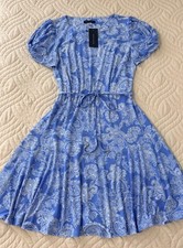 Tommy Hilfiger Summer Dress for Women, New with tag, Size 6 , Color Blue /Floral