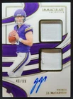 2024 Panini Immaculate J.J. McCarthy Signature Patches RC Auto /99 Vikings CC9