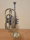 Soviet Trumpet Cornet USSR Musical Wind Instrument Horn Mouthpiece Vintage