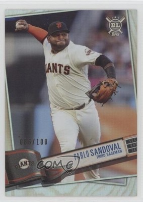 2019 Topps Big League Rainbow Foil /100 Pablo Sandoval #216 1dm4