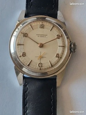 Vintage Herrenuhr Anonym 50/60er Jahre Edelstahl