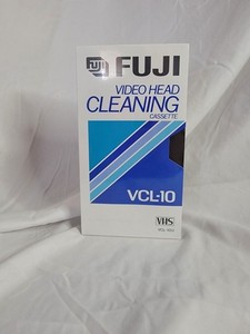 Fuji Video Cleaning VHS VCR Video Head Cleaning Cassette VCL-10U New