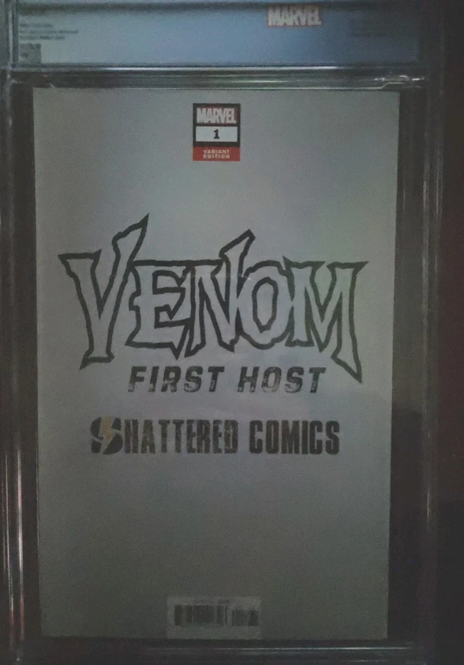 Venom: First Host #1 CGC 9.8 NM/MT - Shattered Comic Variant - Image 2 of 2