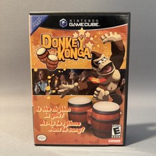 Donkey Konga GameCube Nintendo Namco Music Rhythm Party Video Game CIB