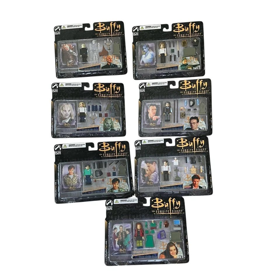 Lote de 7 minifiguras Buffy Vampire Slayer PALz serie 1 Willow Rupert Angel... Foto 2 de 4