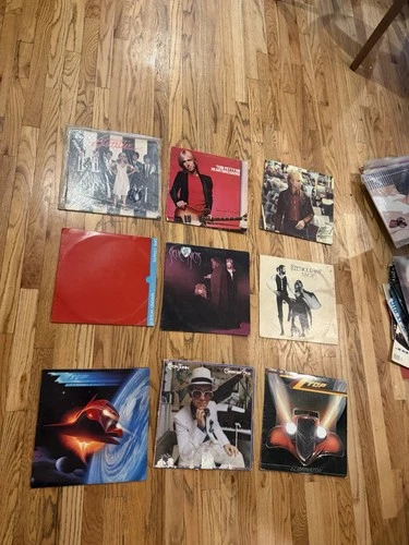 Classic Rock Vinyl Lot Fleetwood Mac ZZ Top Tom Petty Elton John Stevie Nicks