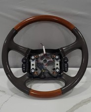 98-02 Cadillac Escalade Steering Wheel W Controls Wood Grain Oem 1198791