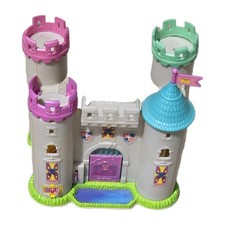 Vintage Blue Box Tiny Dreams Fairy Castle Playset Mini Polly Pocket Size Dolls