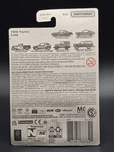 Matchbox National Park Toyota Land Cruiser FJ40 Retro Series - Picture 2 of 2