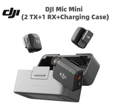 DJI Mic Mini 2 TX  1 RX  Charging Case Wireless Lavalier Microphone Vlogging