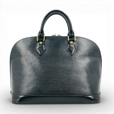 Auth LOUIS VUITTON Epi Noir Alma PM M52802 Ladies Handbag KC205