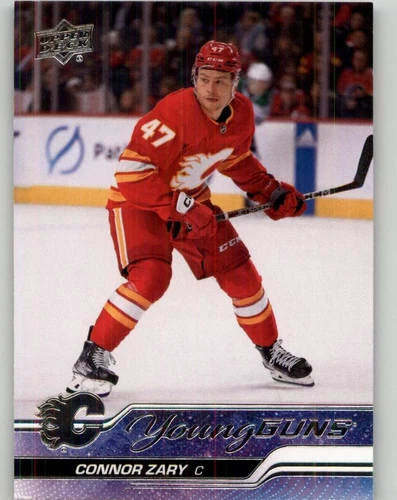 2023-24 Upper Deck Connor Zary Rookie #496 RC Calgary Flames Young Guns